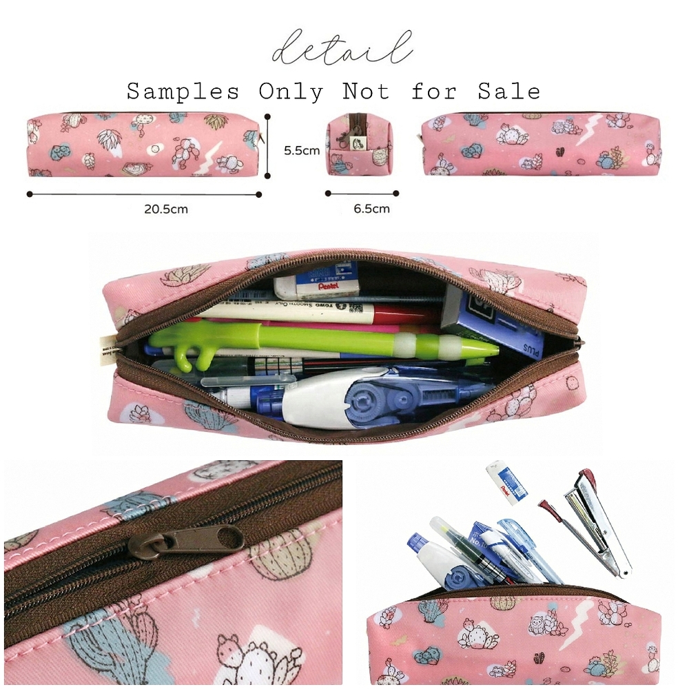 Waterproof Cactus Pencil Case Makeup Pouch - Picture 2 of 4
